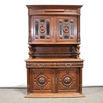 A 19th century French oak dresser,