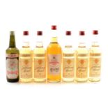 Nine bottles of Aquavit