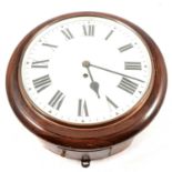 Oak dial clock,
