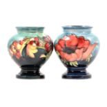 Two Moorcroft vases, Spring Flowers and Anemone.