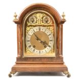 Oak mantel clock,