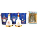 Ten Bell's blended Scotch whisky decanters - Royal commemoratives