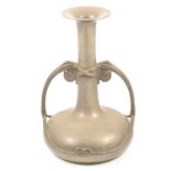 Arts & Crafts Tudric pewter twin-handled vase, David Veasey for Liberty & Co.