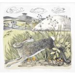 § Angela Harding, Hare Run and another print,