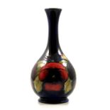Moorcroft Pottery, a 'Pansy' design vase