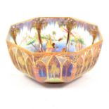 Daisy Makeig-Jones for Wedgwood, a Fairyland lustre octagonal bowl