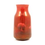 William Moorcroft for Liberty & Co., a flambe landscape design vase