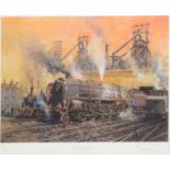 Terence Cuneo, Last of the steam workhorses,