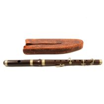 Two rosewood piccolos