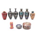 Small collection of cloisonne,