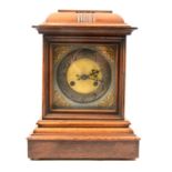 American oak mantel clock,