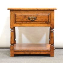 Oak lamp table by Titchmarsh & Goodwin,