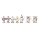 Small collection of Samson armorial porcelain,