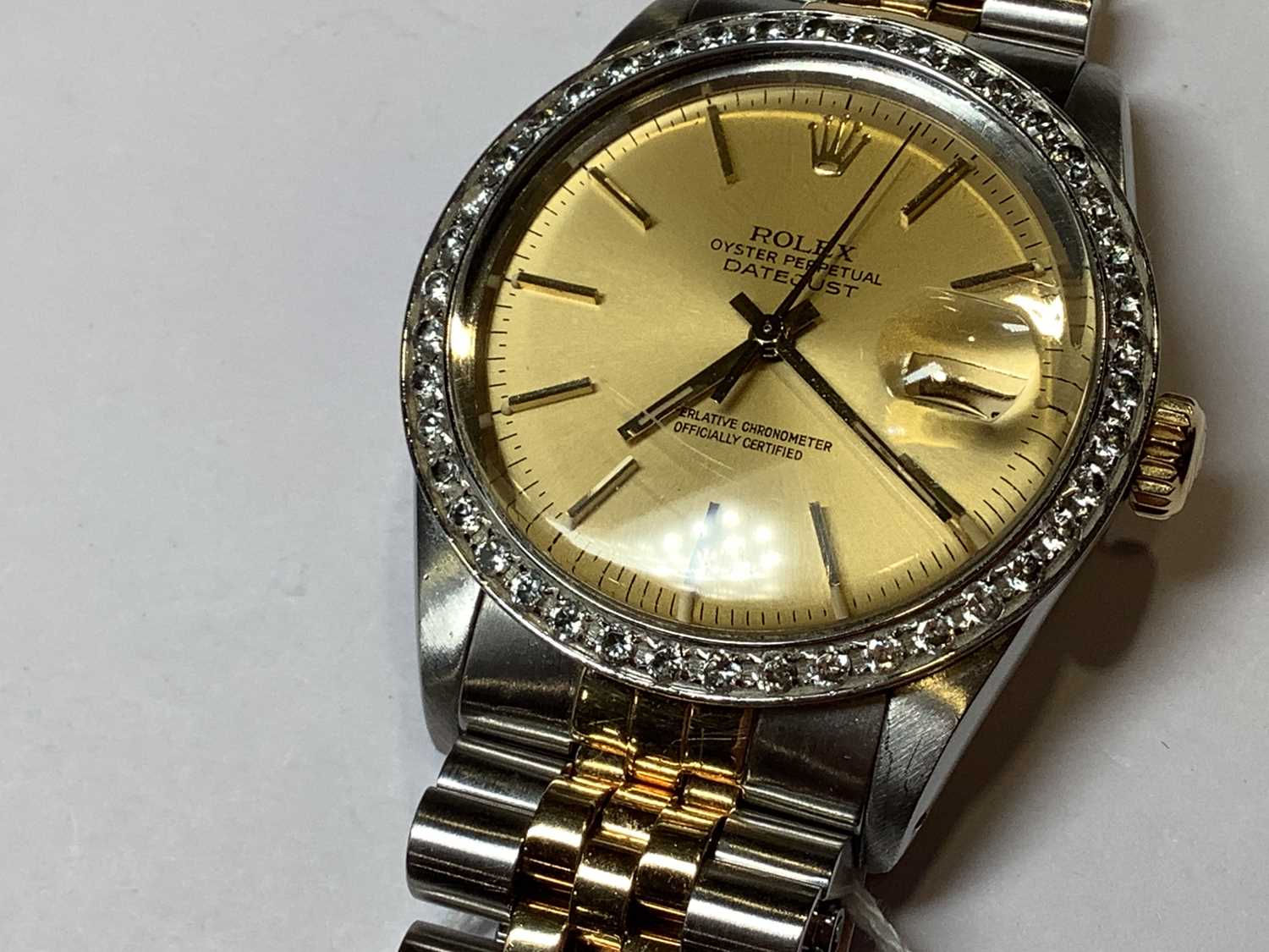 Rolex - a gentleman's/lady's Oyster Perpetual Datejust two tone wristwatch. - Image 2 of 8