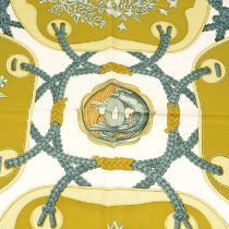 Christiane Vauzelles for Hermes - a Tsubas silk scarf.