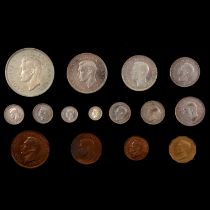 George VI UK Specimen coin set, 1937,