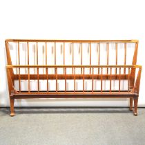 Mid-century modern teak King size bed,