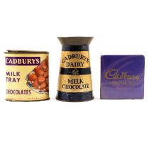Cadbury's. Small collection of tins,