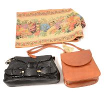 Handbags, fabrics and records,