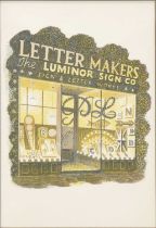 Eric Ravillious, Letter Makers - The Luminor Sign Co