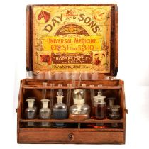 Day & Son horse, cattle and sheep medicine chest,