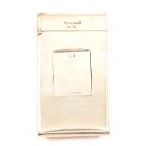 Edwardian silver combination card and stamp case,