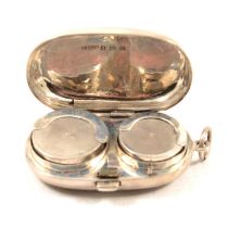 George V silver Sovereign and half Sovereign coin case,