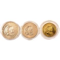 Royal Mint & WWF Conservation gold and silver three coin set, Nepal 1974,