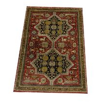 Ghom silk rug,