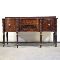 George III mahogany sideboard,