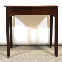 George III mahogany architect’s table,