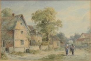 John Fullwood, Village scene,