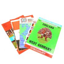 Thirteen England international official football programmes from 1959-1974,