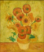 Contemporary after Vincent van Gogh, Sunflowers,