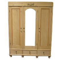 Pine wardrobe,