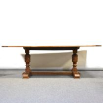 Oak dining table,