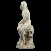 Minton Parian figure, 'Miranda'