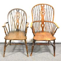 Two Windsor chairs