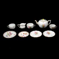 Herend teaware, Spode teaware, etc.,