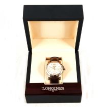 Gent's stainless-steel Longines Conquest Quartz wristwatch,