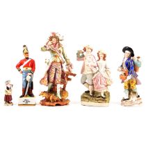 Small quantity of Continental figurines