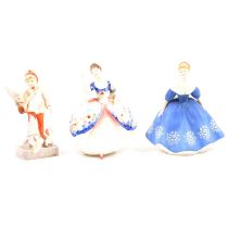 Collection of decorative ceramic figurines