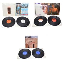 Seventeen David Bowie mixed promo, white label, picture disc and coloured vinyls.