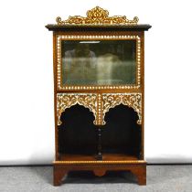 Anglo-Colonial inlaid rosewood side cabinet
