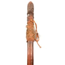 A New Zealand Maori hardwood Taiaha staff