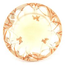 Fine Japanese Imura porcelain 'egrets' plate