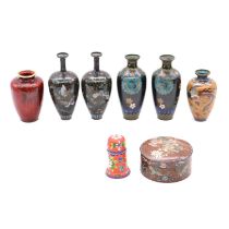 Small collection of cloisonne