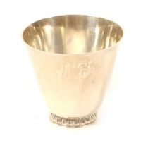 Silver cup,