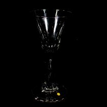 Large trumpet-shape wine glass