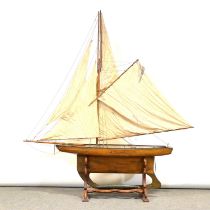 Victorian bullet keel pond yacht,